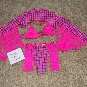 Pink Sassy Pants The Label Rave set